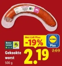 Aanbieding: Gekookte worst