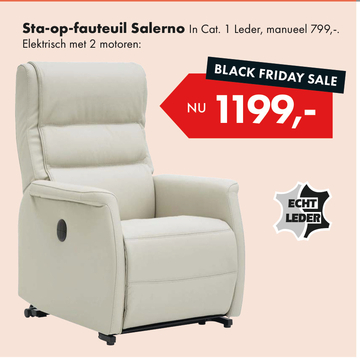 Aanbieding: Sta-op-fauteuil Salerno