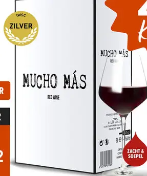 Aanbieding: Mucho Más Tinto Bag in Box 300CL