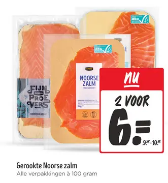 Aanbieding: Gerookte Noorse zalm