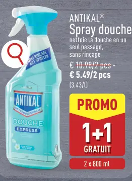 Offre: ANTIKAL Spray douche