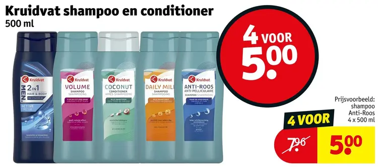 Aanbieding: Shampoo en conditioner