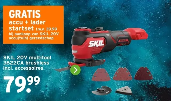 Aanbieding: 20V multitool 3622CA brushless