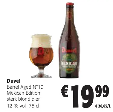 Aanbieding: Duvel Barrel Aged N°10 Mexican Edition