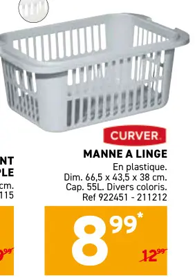 Offre: Manne a linge