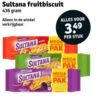 Aanbieding: fruitbiscuit
