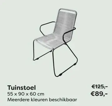 Aanbieding: Tuinstoel