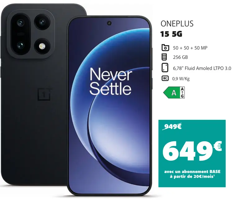 Offre: OnePlus 15 5g
