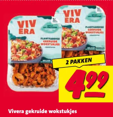 Aanbieding: Vivera gekruide wokstukjes