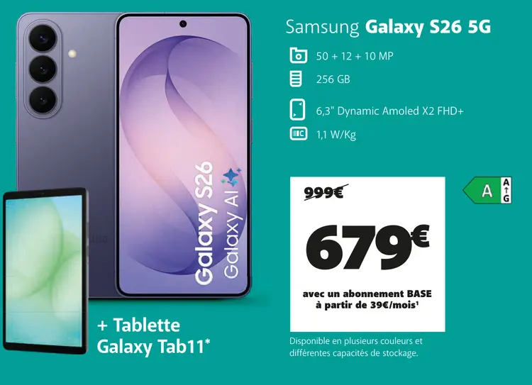 Offre: Galaxy S26 5G