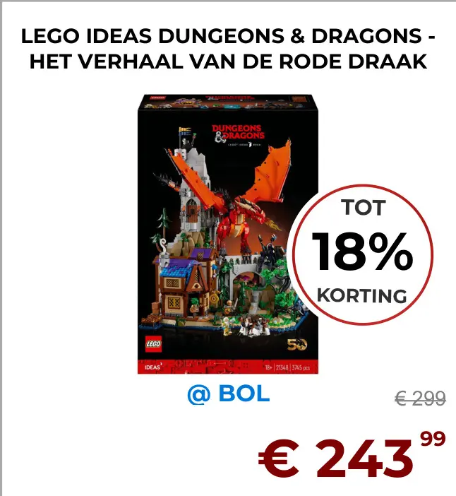 Aanbieding: Lego ideas dungeons & dragons - het verhaal v