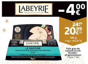 Offre: Foie gras de canard