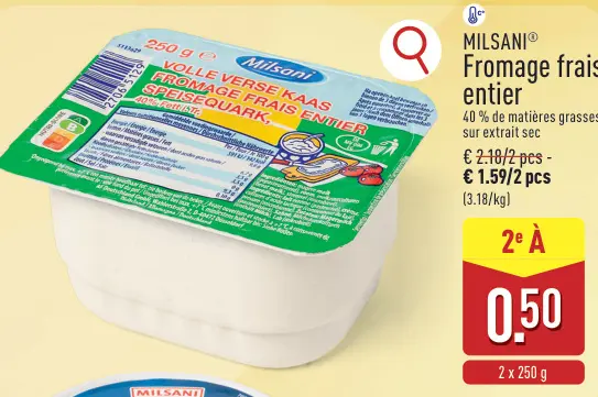 Offre: Fromage frais entier