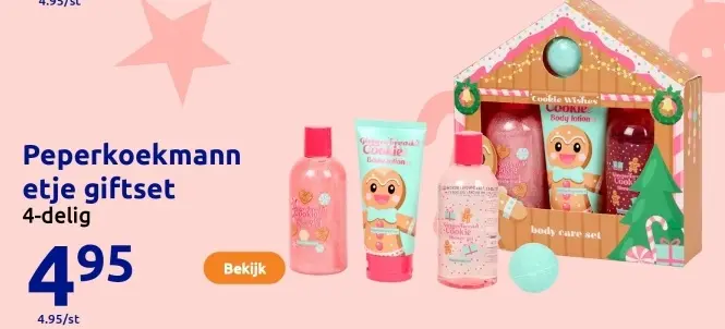 Aanbieding: Peperkoekmannetje giftset