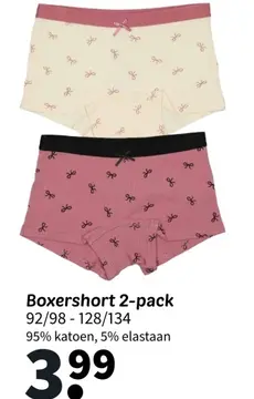 Aanbieding: Boxershort 2-pack