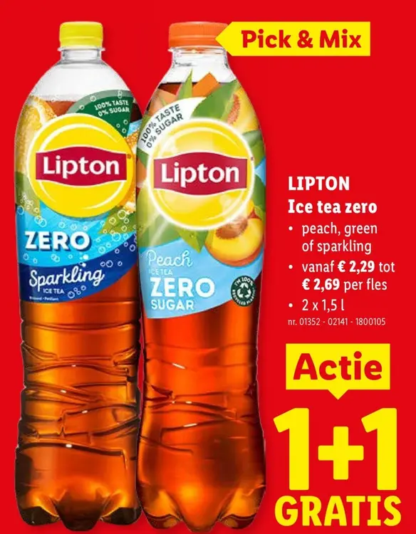 Promotie: Ice tea zero