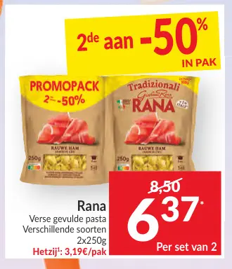 Promotie: Rana Verse gevulde pasta