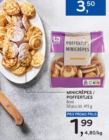 Offre: Minicrêpes / poffertjes