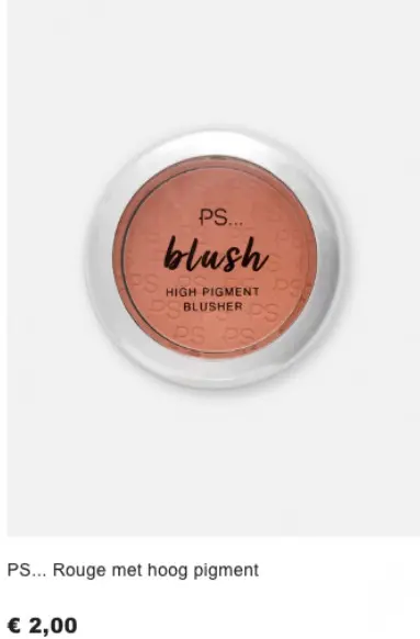 Promotie: Rouge met hoog pigment