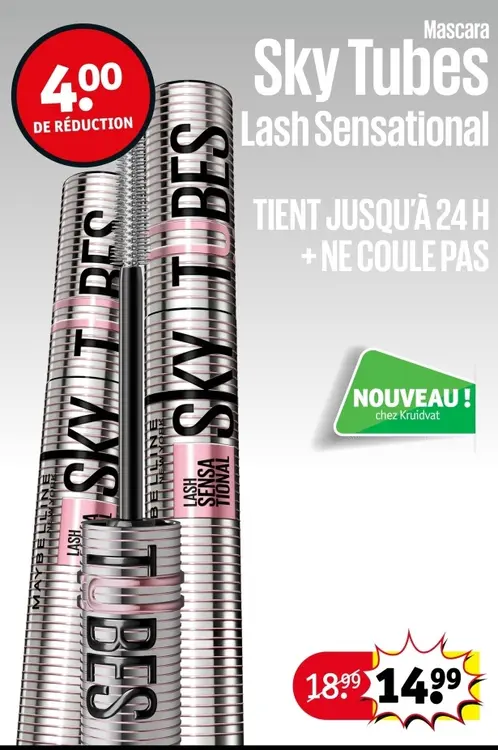 Offre: Sky Tubes Lash Sensational Mascara