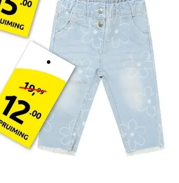 Aanbieding: Bloemen Jeans