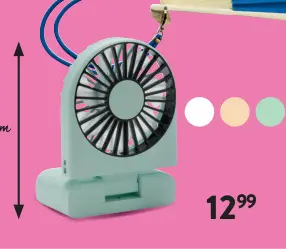 Offre: Ventilateur de poche pliable - couleur aléatoire