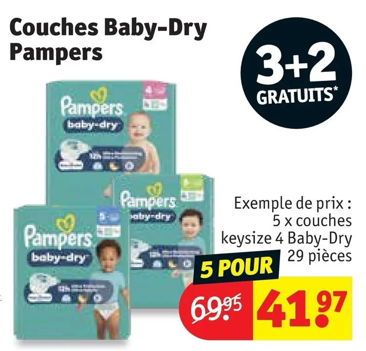 Offre: Couches Baby-Dry