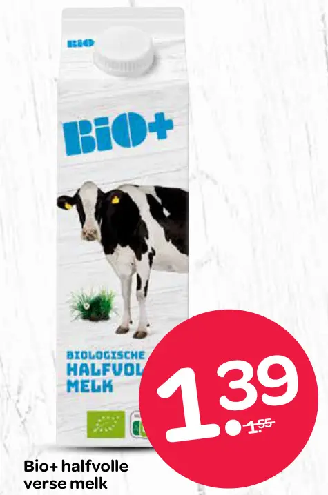 Aanbieding: halfvolle verse melk