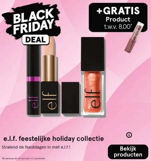 Aanbieding: e.l.f. feestelijke holiday collectie