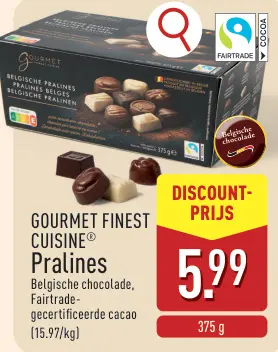 Aanbieding: GOURMET FINEST CUISINE® Pralines