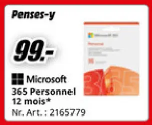Offre: Microsoft 365 Personnel