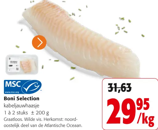 Promotie: Kabeljauwhaasje