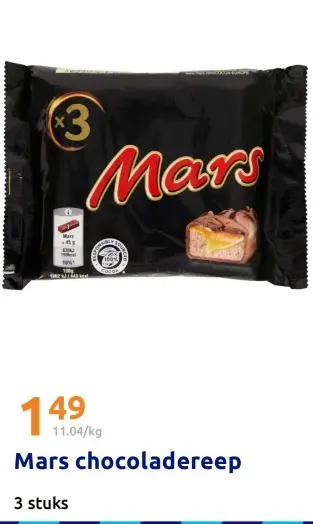 Promotie: Mars chocoladereep
