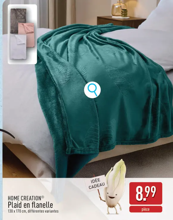 Offre: Plaid en flanelle