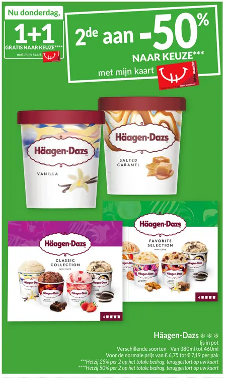 Promotie: Häagen-Dazs Ijs in pot