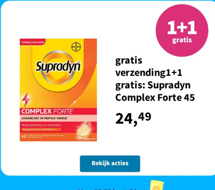 Aanbieding: Supradyn Complex Forte