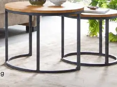 Aanbieding: Bijzettafelset Budrio