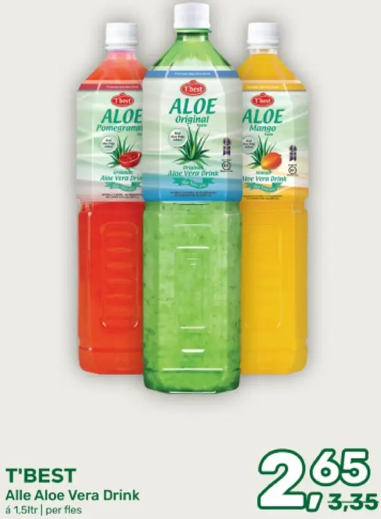 Aanbieding: T'best Alle Aloe Vera Drink