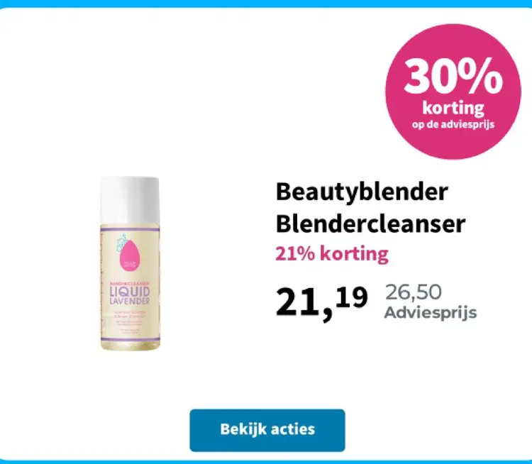 Aanbieding: Beautyblender Blendercleanser