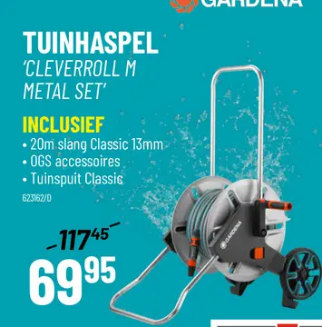 Aanbieding: TUINHASPEL 'CLEVERROLL M METAL SET'