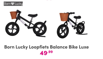 Aanbieding: Born Lucky Loopfiets Balance Bike Luxe
