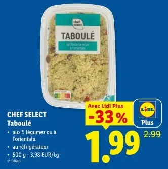 Offre: Taboulé