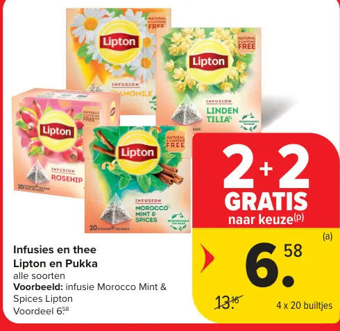 Promotie: Infusies en thee