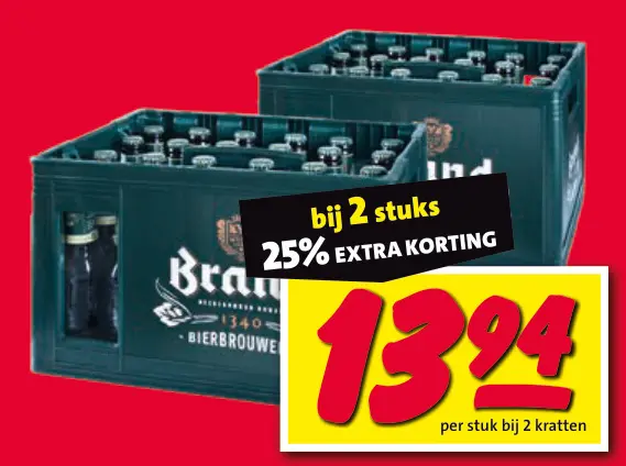 Aanbieding: Brand krat