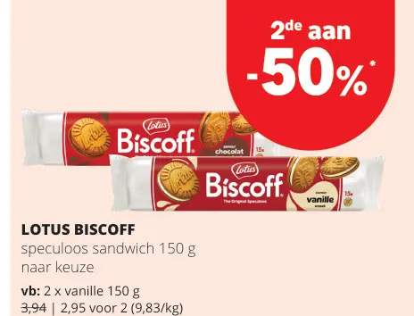 Promotie: speculoos sandwich