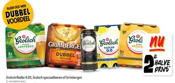 Aanbieding: Grolsch Radler 0.0%, Grolsch speciaalbieren of Grimbergen