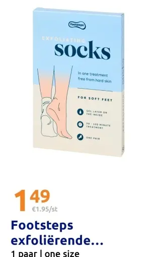 Aanbieding: Footsteps exfoliërende socks