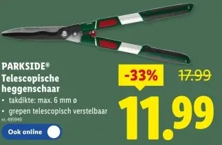 Promotie: Telescopische heggenschaar