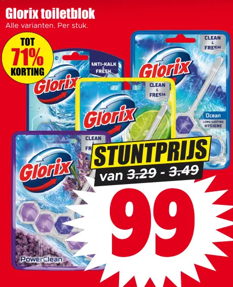 Aanbieding: Glorix toiletblok
