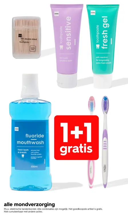 Promotie: Alle mondverzorging